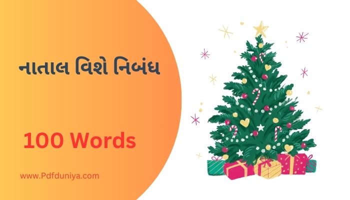 Christmas Essay in Gujarati નાતાલ વિશે નિબંધ ગુજરાતીમાં 100, 200, 300, શબ્દો.