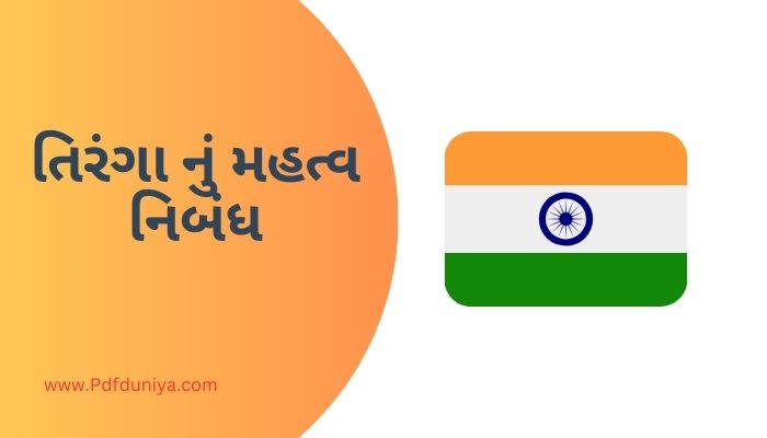 Tiranga Essay in Gujarati તિરંગા નું મહત્વ નિબંધ ગુજરાતીમાં 200, 300, શબ્દો.