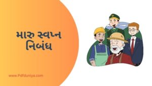 Maru Swapna Essay in Gujarati મારુ સ્વપ્ન નિબંધ ગુજરાતીમાં 200, 300, શબ્દો.